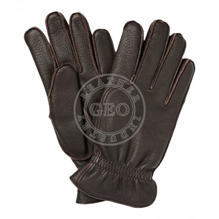 Men Leather Fashion 2017 / Winter Sheep Leather Gloves